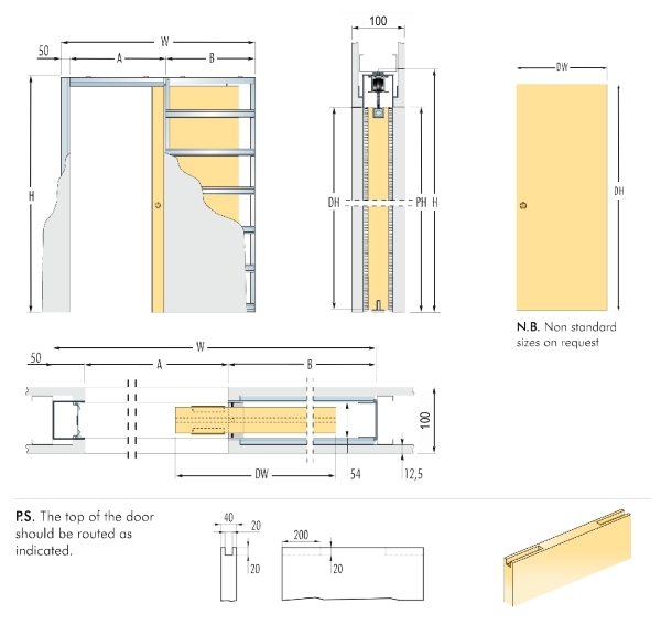 Eclisse Syntesis Line Pocket Door 